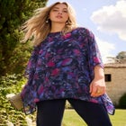 Georgette Poncho image number null