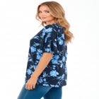 Flutter Sleeve Ultrasmooth&reg; Fabric Tee image number null