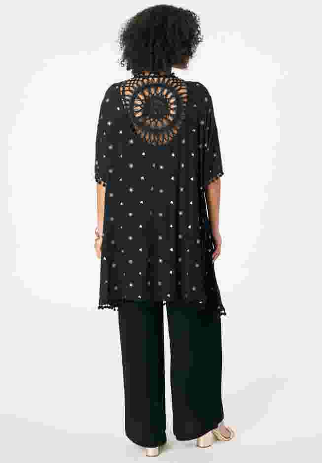 Crochet-Detailed Kimono image number 2