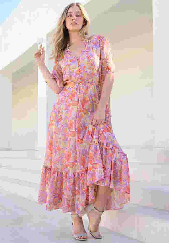 Tiered Ruffle Dress image number 0