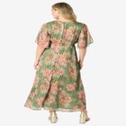 Striped Lurex Maxi Dress image number null