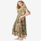 Striped Lurex Maxi Dress image number null