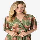 Striped Lurex Maxi Dress image number null