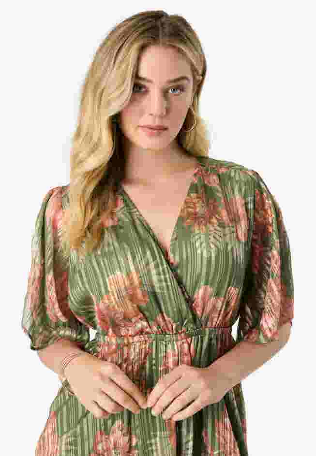 Striped Lurex Maxi Dress image number 3