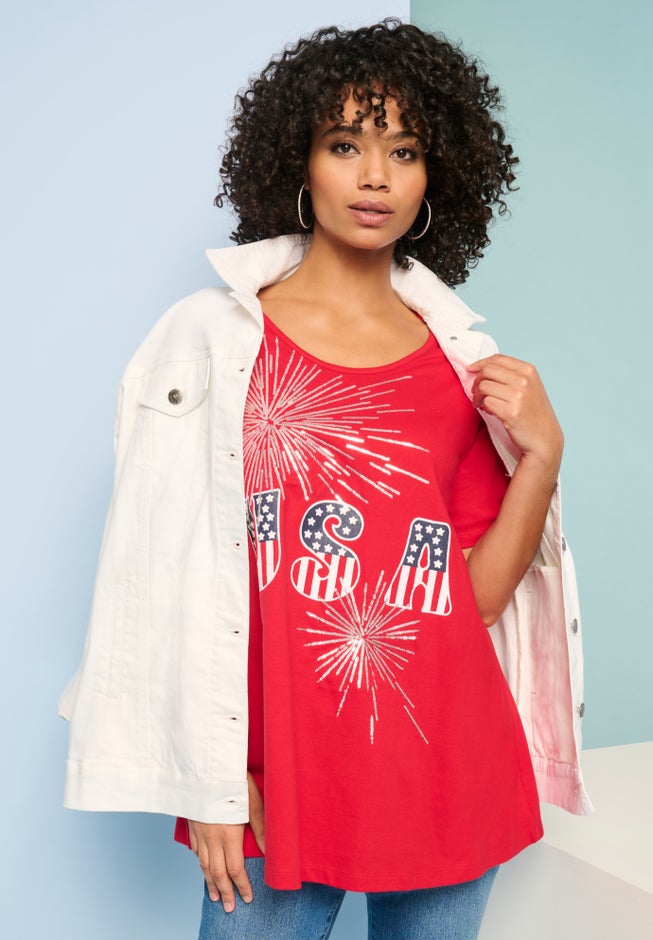 American Graphic Swing Tee image number 3