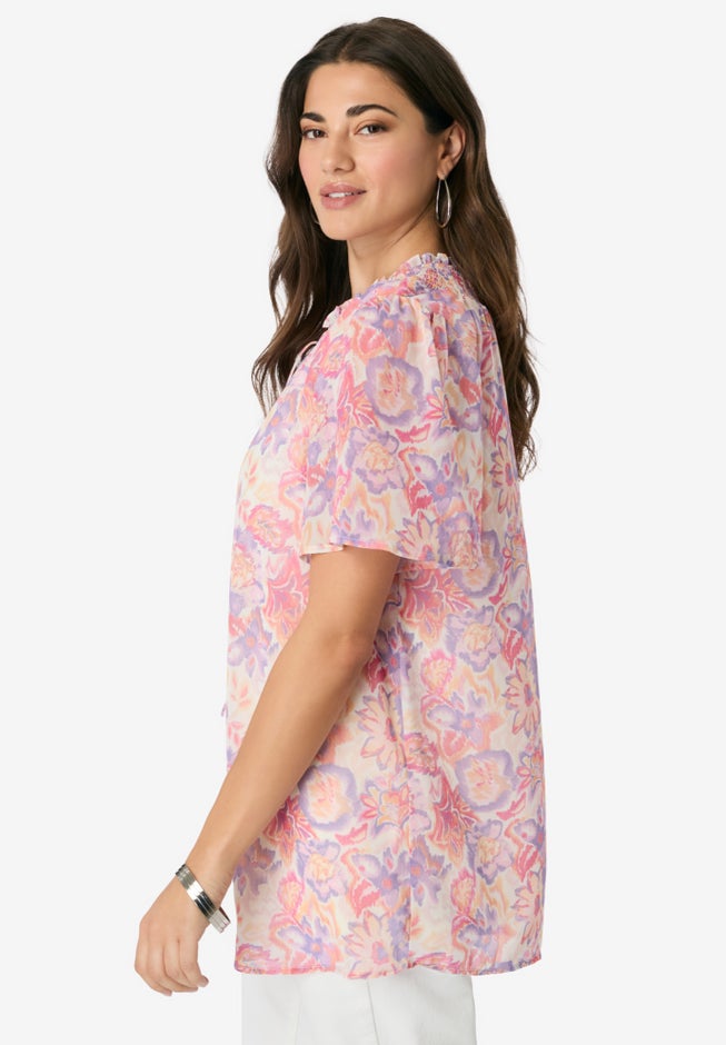 Ruffle Sleeve Blouse image number 2