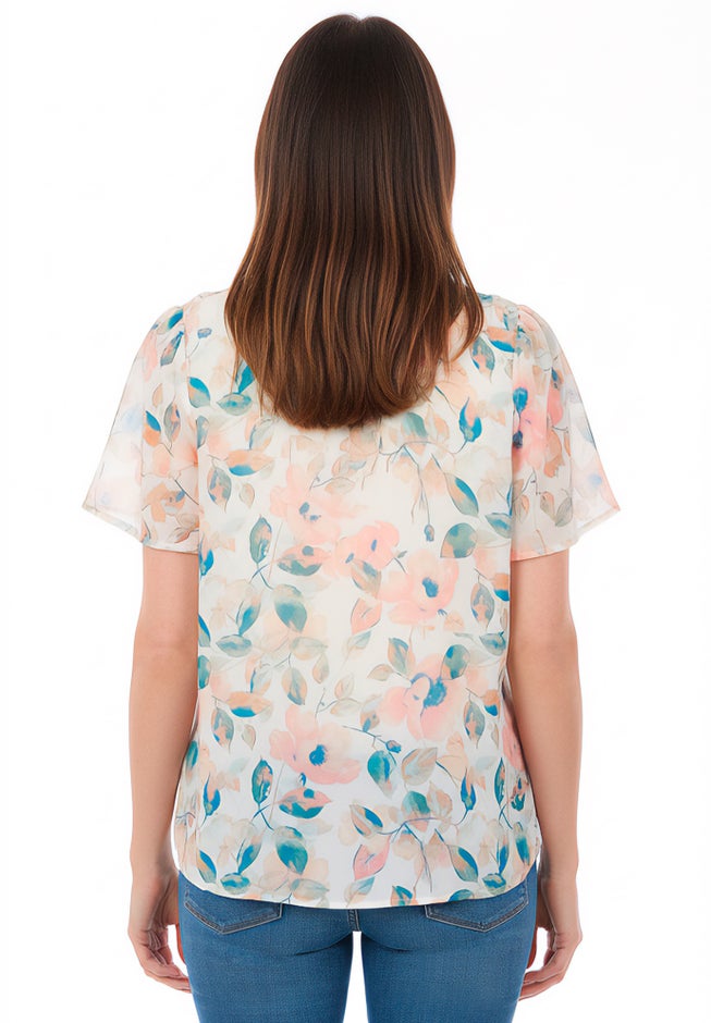 Ruffle Sleeve Blouse image number 1