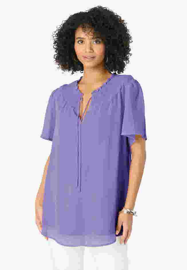 Ruffle Sleeve Blouse image number 0