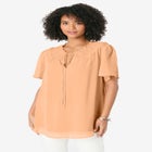 Ruffle Sleeve Blouse image number null