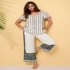 Embroidered Ruffle Blouse image number null