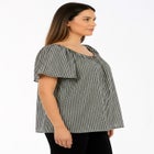 Embroidered Ruffle Blouse image number null