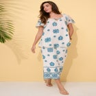 Embroidered Ruffle Blouse image number null