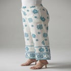 Plus Size Wide Leg Cotton Crop Pant image number null