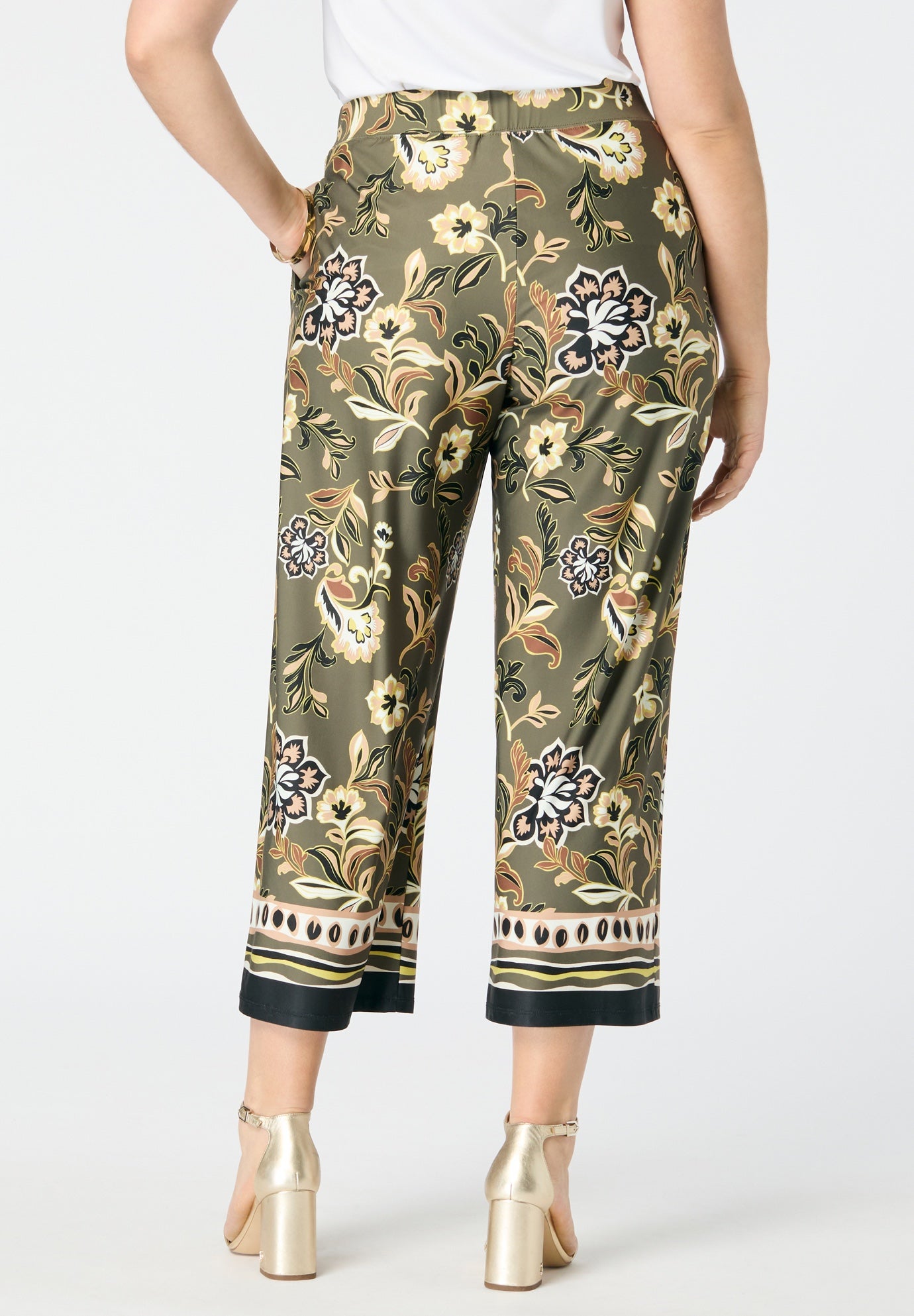 Ultrasmooth® Fabric Cropped Pant image number 1