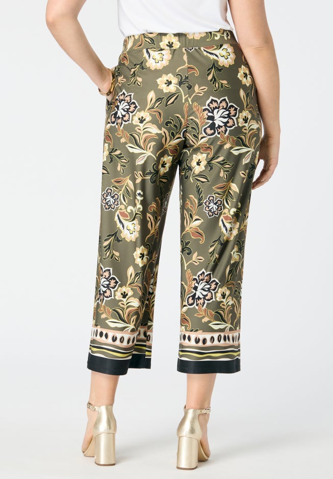 Ultrasmooth® Fabric Cropped Pant image number 1