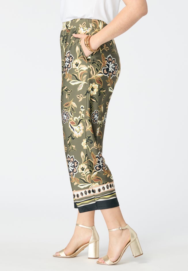 Ultrasmooth® Fabric Cropped Pant image number 2