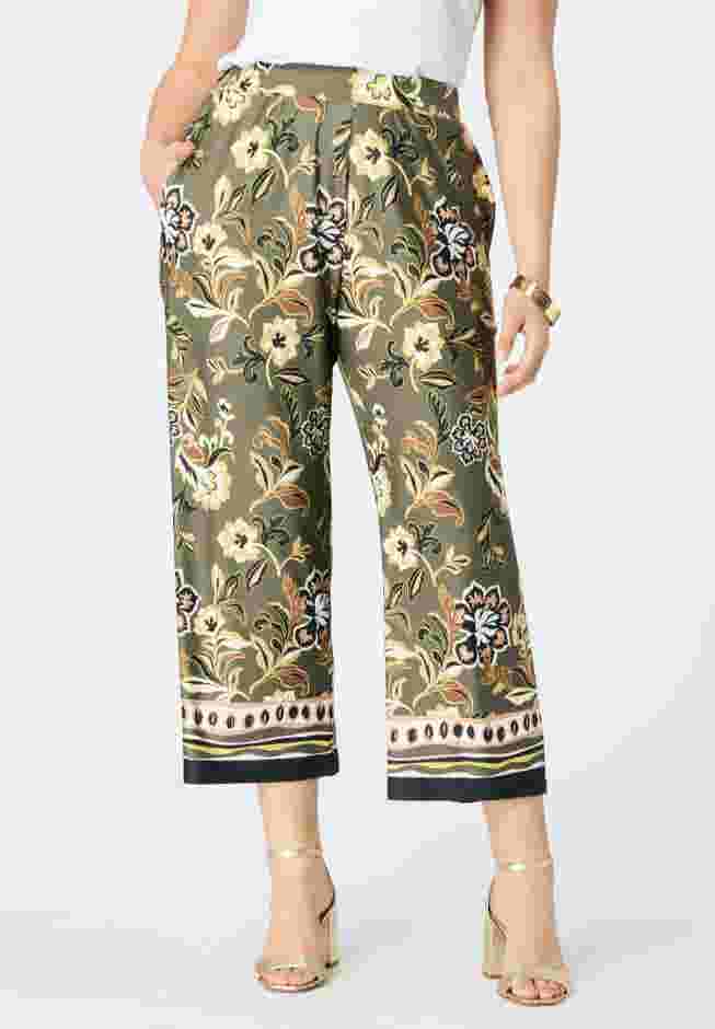 Ultrasmooth® Fabric Cropped Pant image number 0