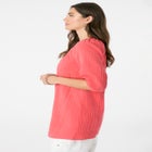 Lace Trim Popover Blouse image number null