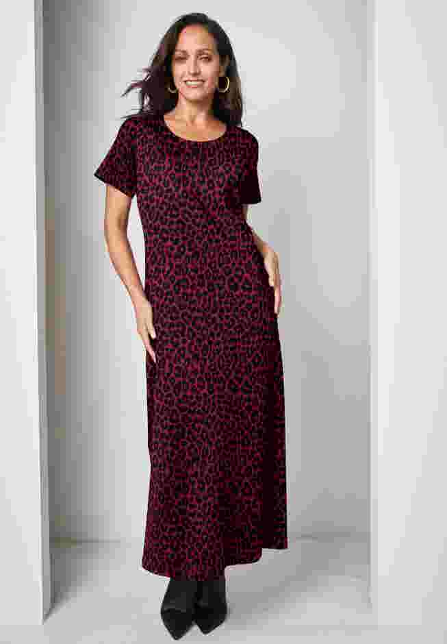 Stretch Cotton T-Shirt Maxi Dress image number 0