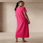 Stretch Cotton T-Shirt Maxi Dress image number null
