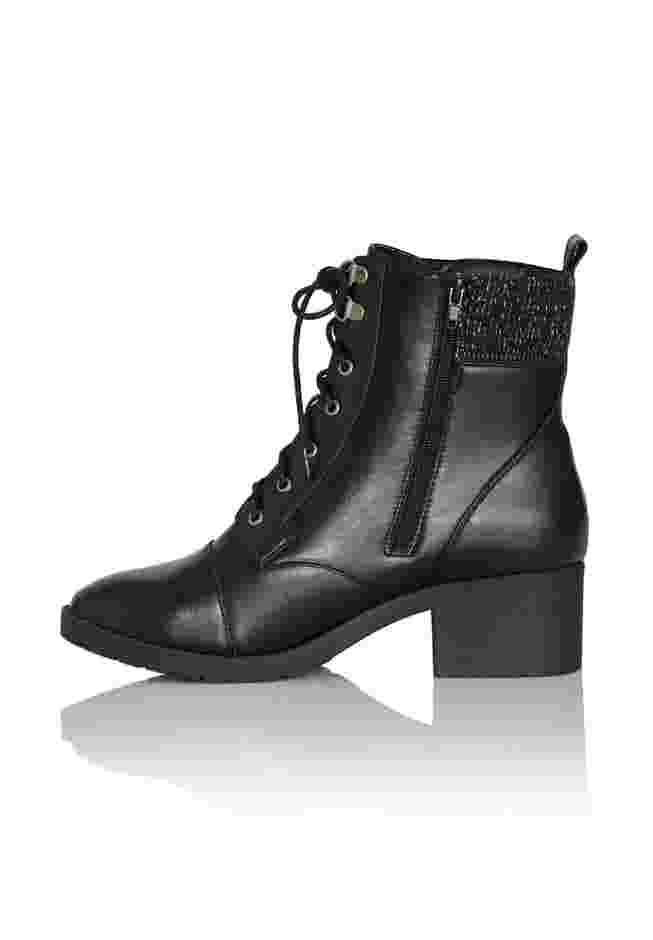 Rita Wide Width Brown Ankle Boot image number 4