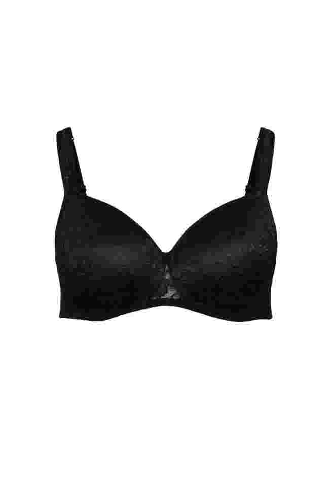 Lace Balconette Bra Contouring Floral Underwire Mesh Stretch Supportive image number 2