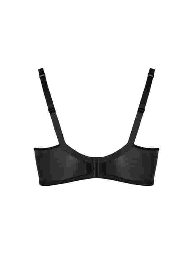 Lace Balconette Bra Contouring Floral Underwire Mesh Stretch Supportive image number 3