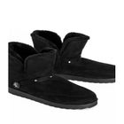 Faux Fur Slip On Buckle Bootie image number null