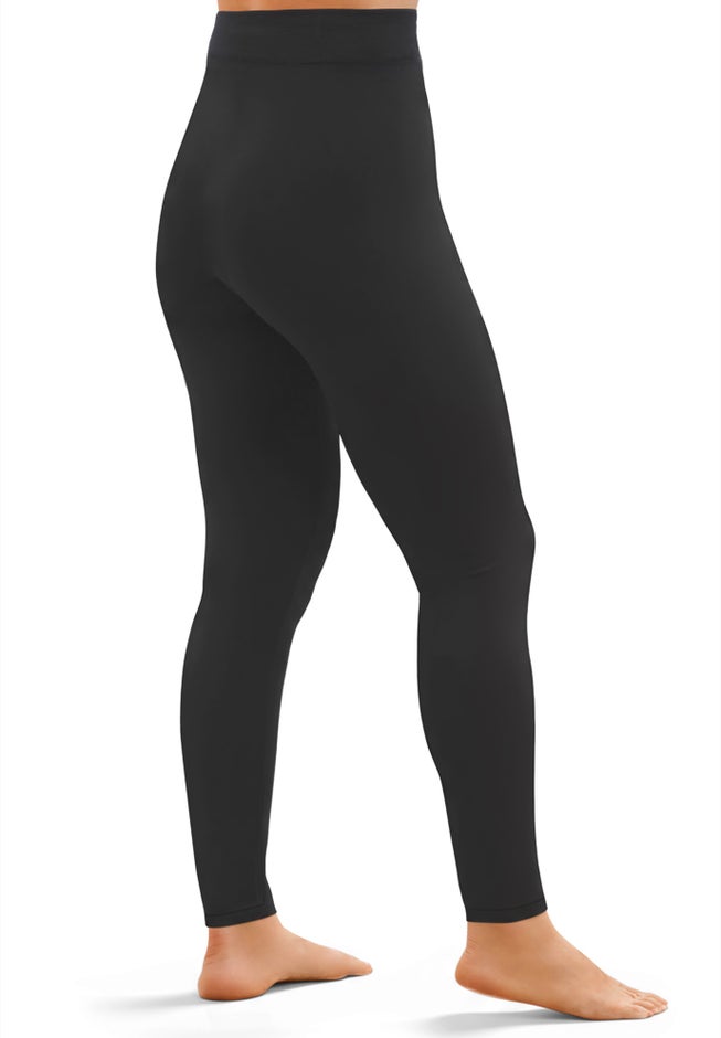 Plush Lined Footless Leggings image number 1