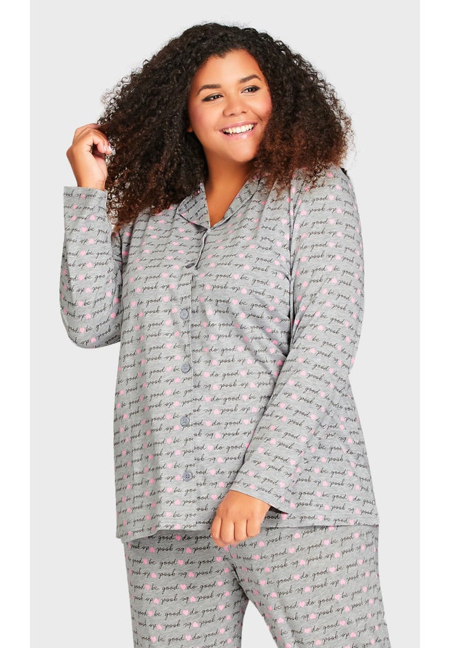 Button Through Sleep Top image number 3