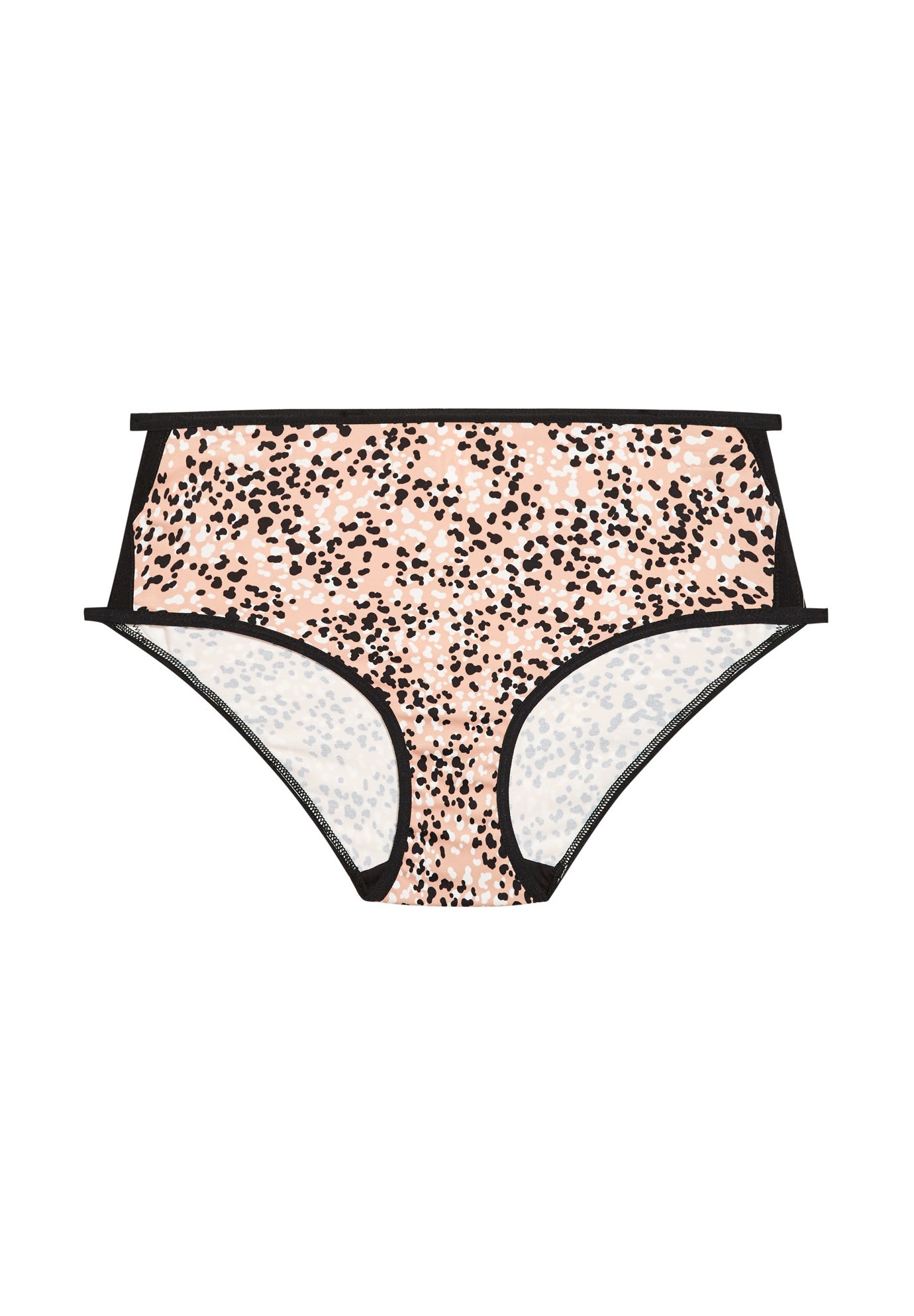 Fashion Microfiber Hi Cut Brief image number 2