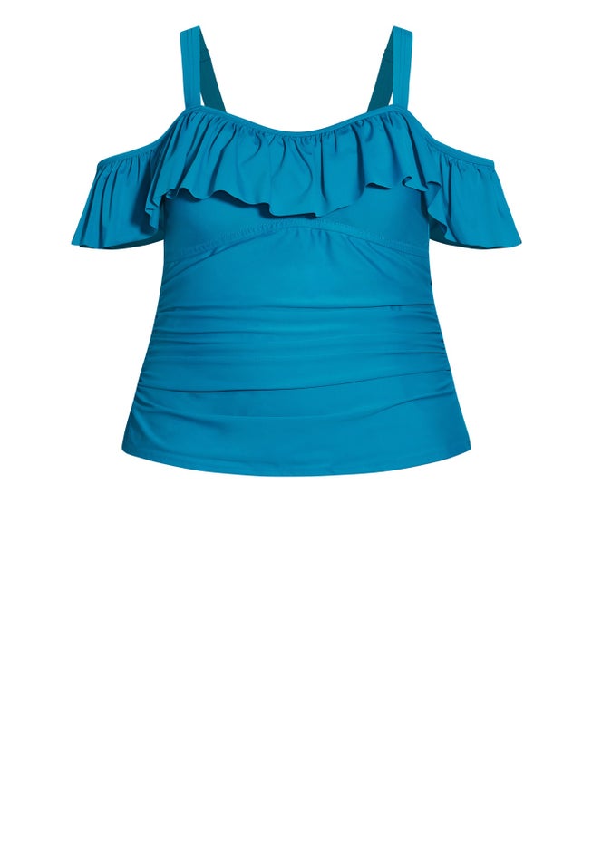 Ruffle Tankini Top image number null