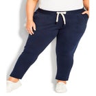 Contrast Pocket Knit Pant image number null