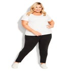 Contrast Pocket Knit Pant image number null