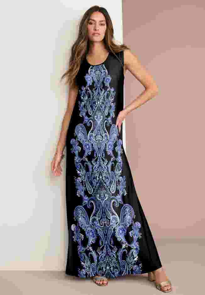 Ultrasmooth® Fabric Sleeveless Maxi Dress image number 0