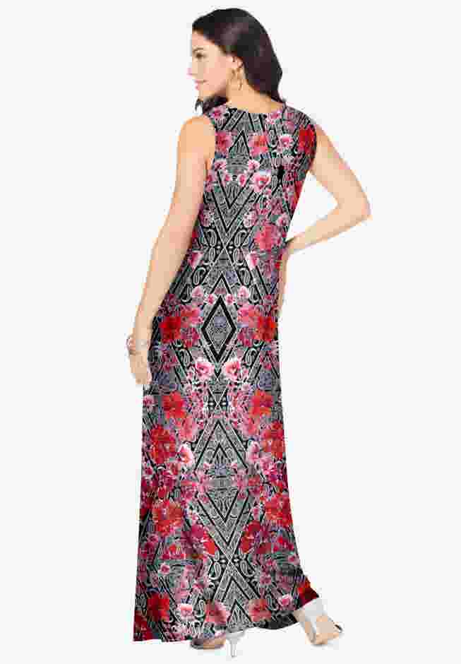 Ultrasmooth® Fabric Sleeveless Maxi Dress image number 1