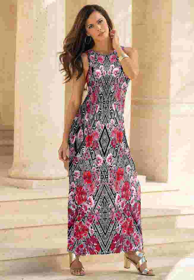 Ultrasmooth® Fabric Sleeveless Maxi Dress image number 0
