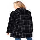 Fleece Swing Funnel-Neck Coat image number 1