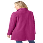 Fleece Swing Funnel-Neck Coat image number 1