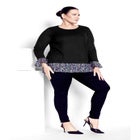 Hacci Chiffon Print Top image number 2