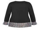 Hacci Chiffon Print Top image number 4