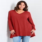 Waffle Ruffle Tunic image number 0