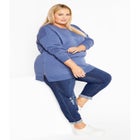 Jade Longline Zip Top image number 1