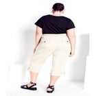 Cotton Roll Up Capri image number null