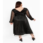Pleated Plisse Dress image number null