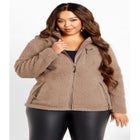 Kyla Fleece Zip Front Jacket image number null