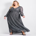 Lucia Plisse Maxi Dress image number null