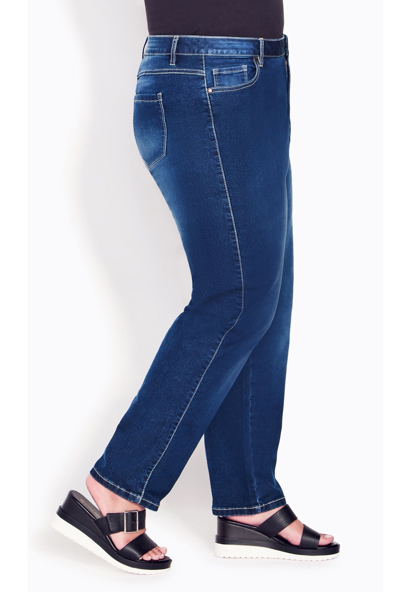 Butter Denim Straight Leg Jean image number 4