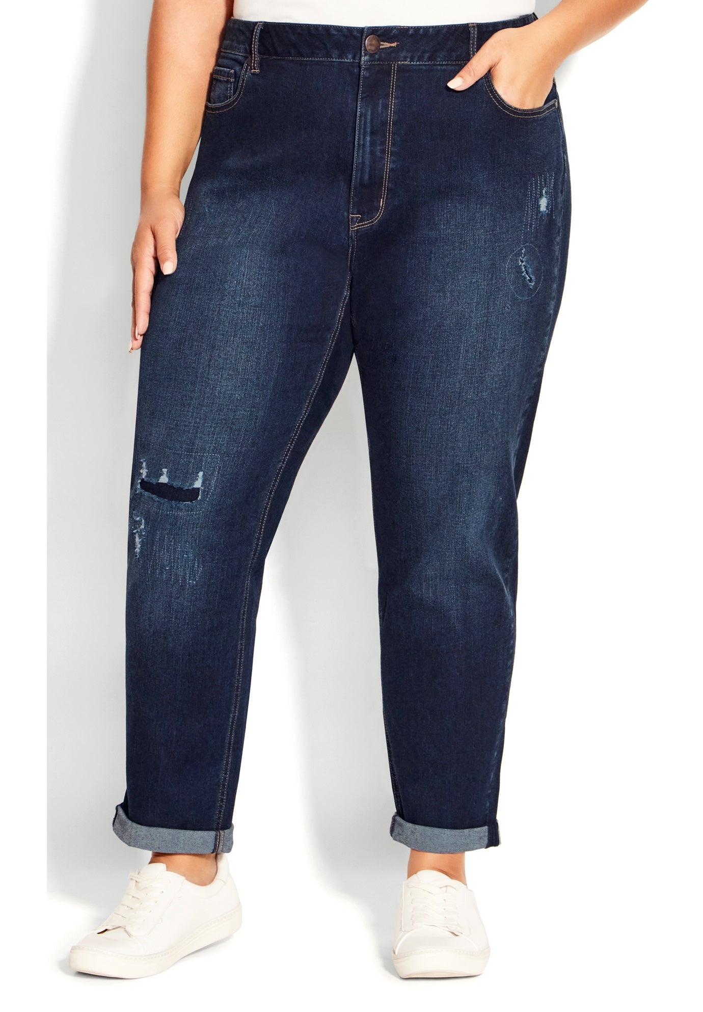 Girlfriend Rip Jean image number 3