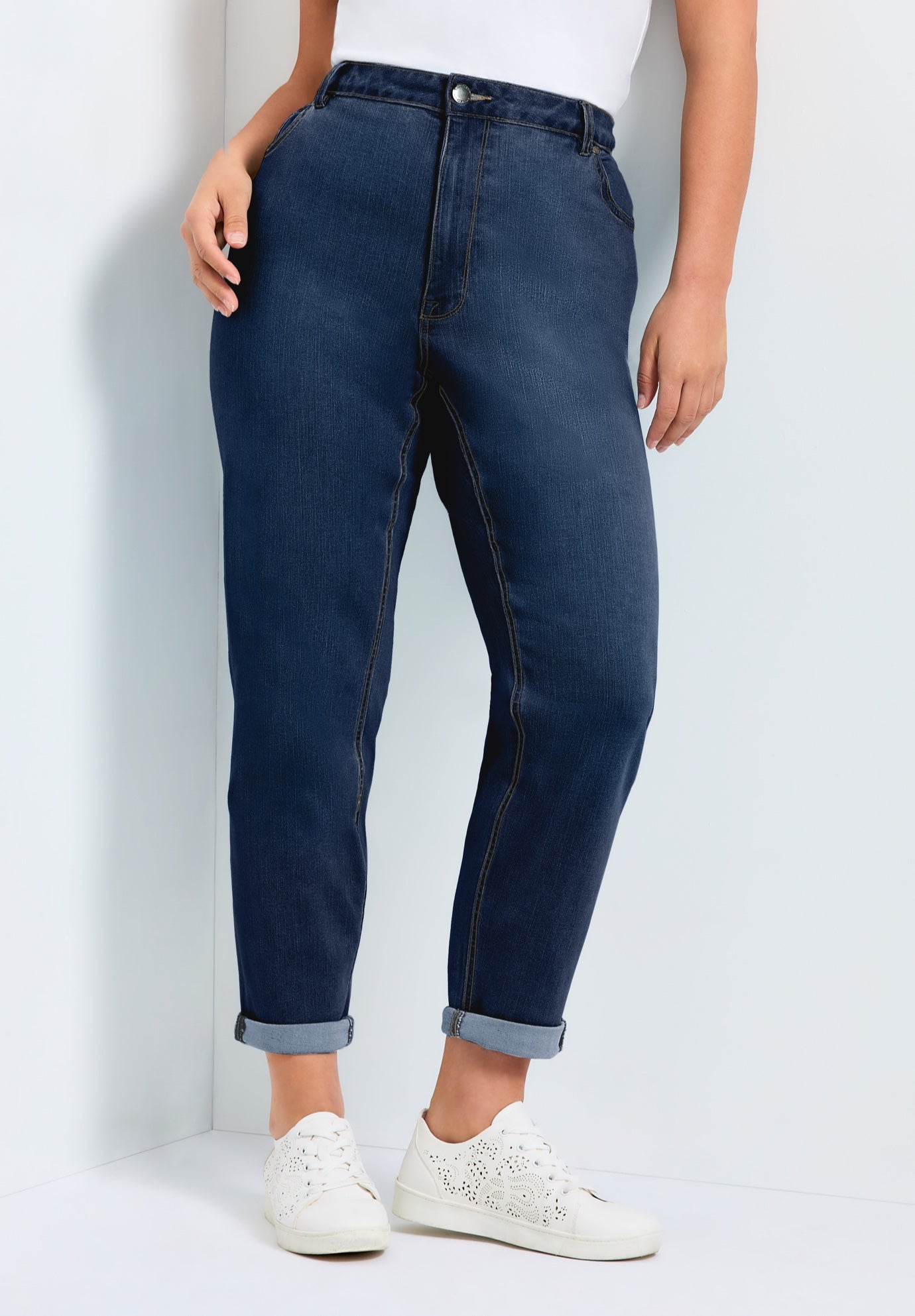 Denim Girlfriend Stretch Jean image number 0